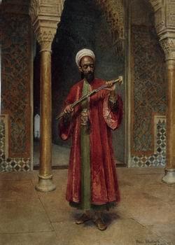 Arab or Arabic people and life. Orientalism oil paintings  421, unknow artist